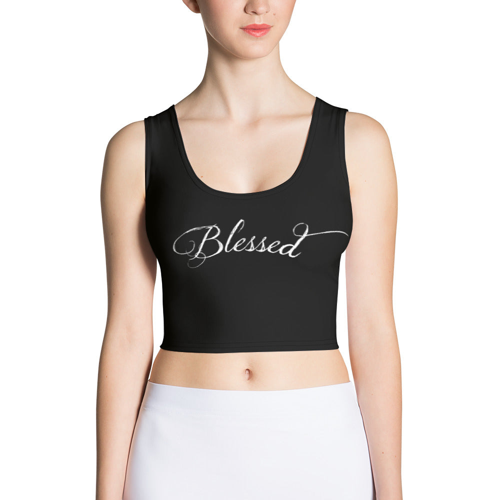 Blessed  Crop Tank Top