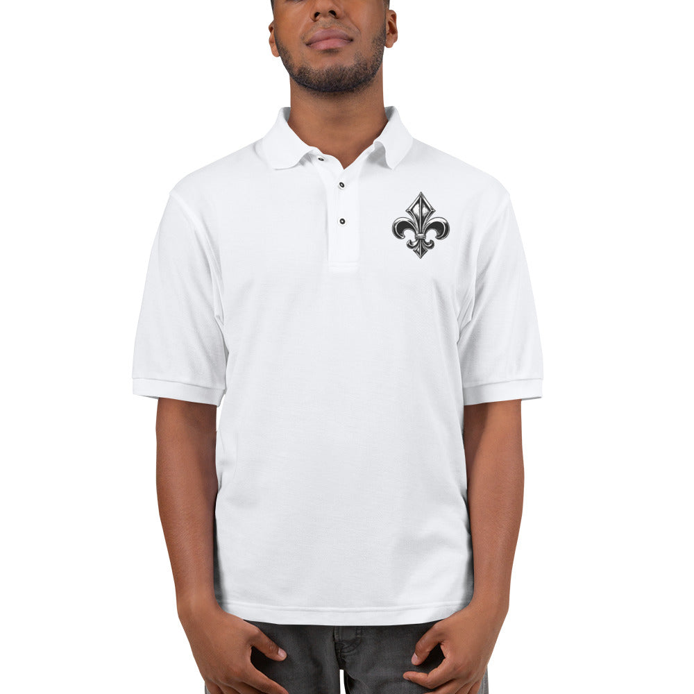 Fleur De Lis Polo – Voodoo Teez